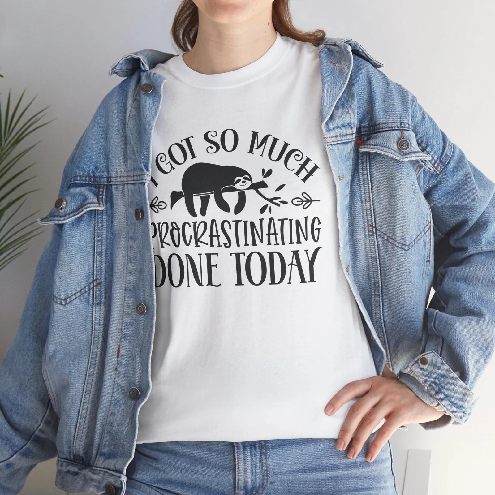 I’ll Do It Tomorrow T-Shirt | Funny Procrastination Tee | Lazy Life 4XL