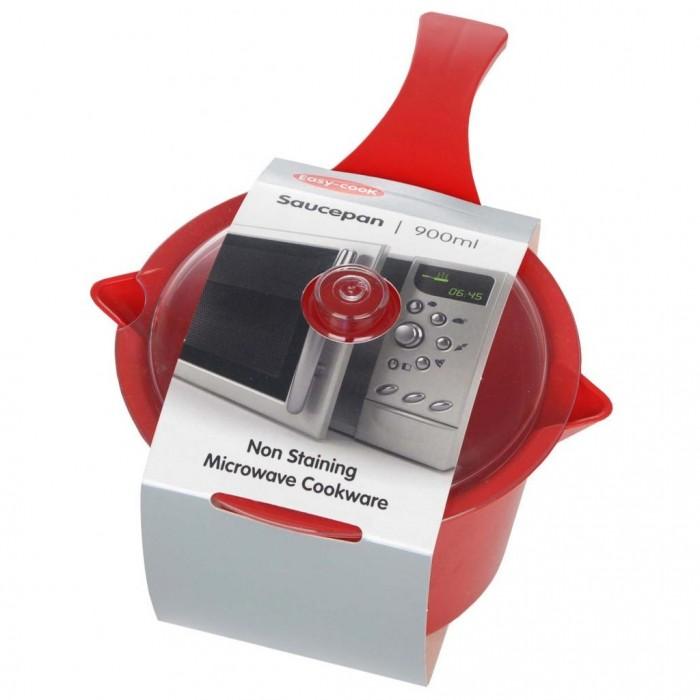 Easy Cook Mikrowellen-Soßenpfanne und Deckel