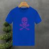 High Quality Style Luxury Brand Cotton Bone Print Couple Tees Summer Harajuku Men/Women Short Sleeve T-shirt Asian Size S-5XL