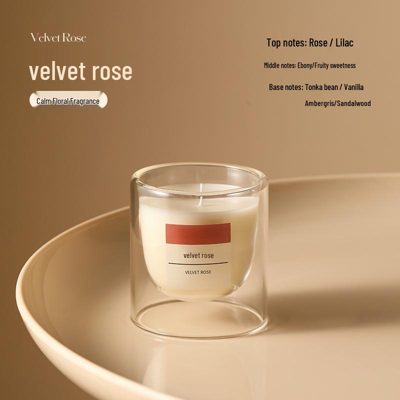 Luxury Soy Wax Aroma Candle in Glass Cup - Long-Lasting Fragrance for Bedroom, Wedding, or Birthday Gift