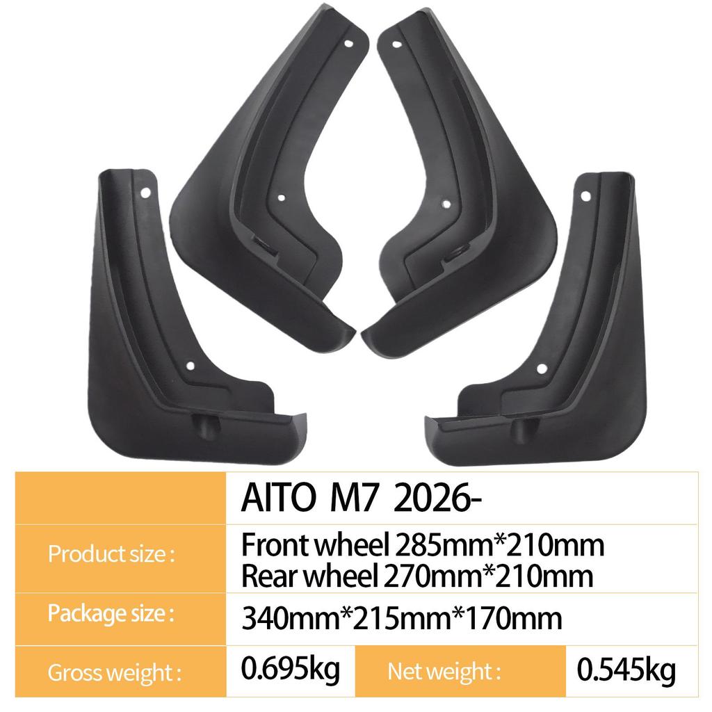 HarmonyOS Zhixing AITO M7 2026 Car Tire Mudguard