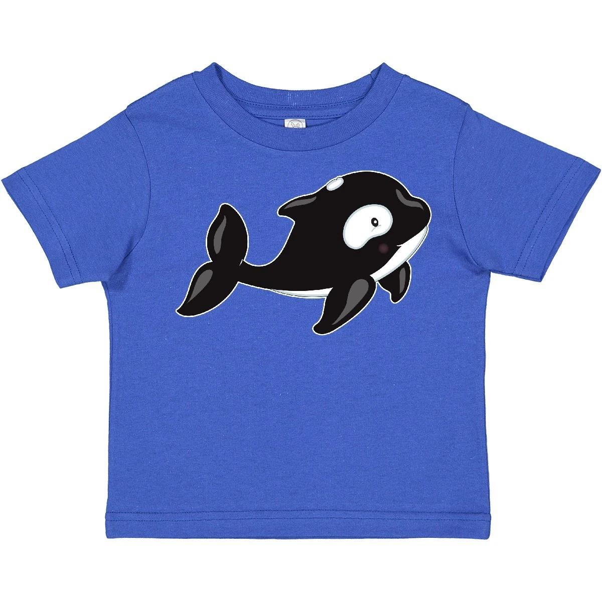 

Inktastic Cute Baby Orca Toddler T-Shirt Winter Animals Arctic Cold Snow Whale 100