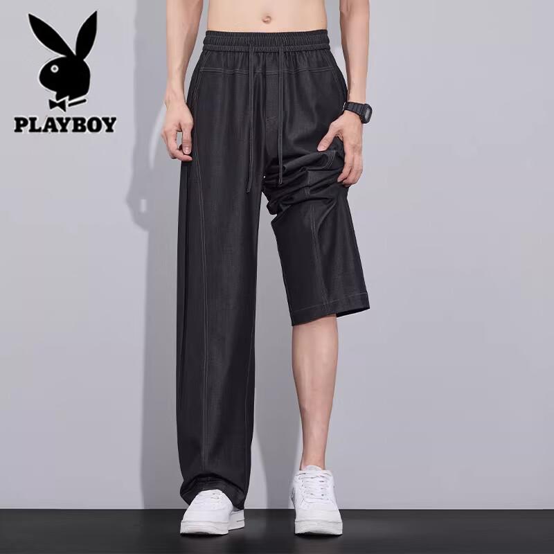 Playboy Men s Ice Silk Straight-Fit Jeans M