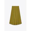 Spring and Summer New Women's Clothing French Style High Waist Asymmetric Minimalist Easiest for Match Fashion Midi Skirt Skirt 5029063