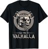 See You In Valhalla Nordic Warrior Skull T-Shirt 100% Cotton O-Neck Short Sleeve Summer Casual Mens T-shirt Streetwear