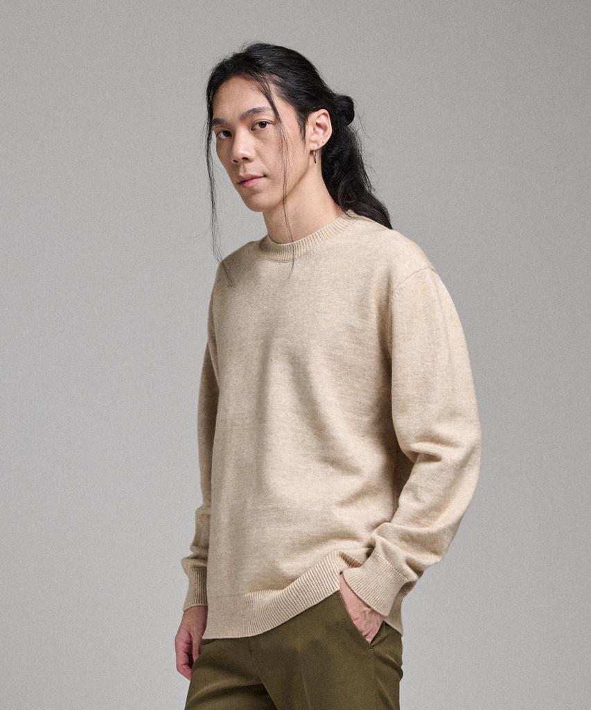 ANALOG MOOD Signature Soft Round Knit (Oatmeal)