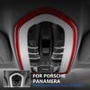 For Porsche Panamera 2010-2011-2016 Real Carbon Fiber Reading Light Frame Cover Trim|Interior Decor Sticker 4Pcs Dry Carbon.