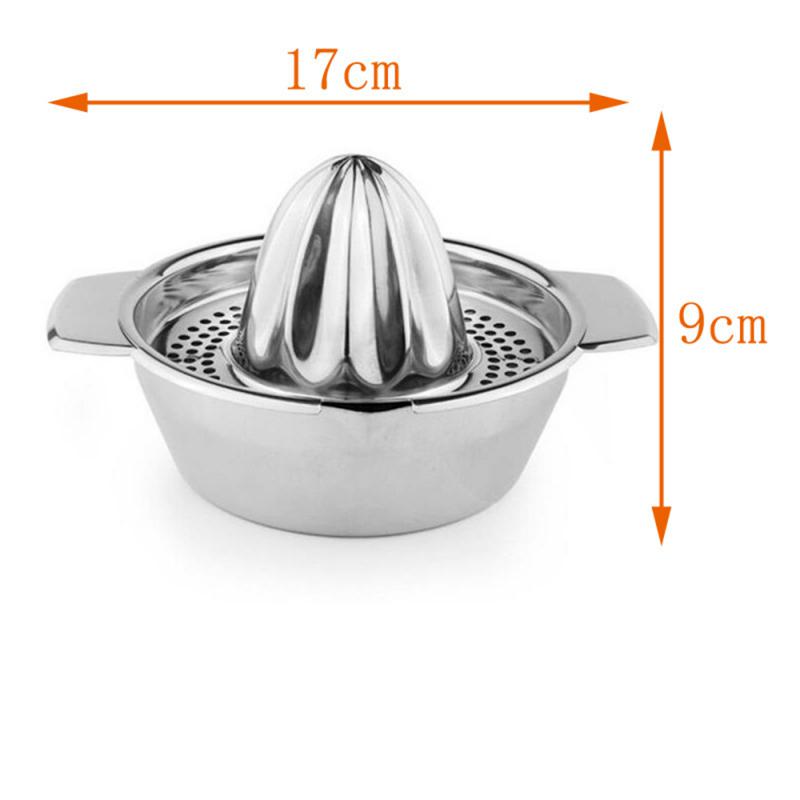 Odšťavňovače Přenosné Citron Pomeranč Manuální Odšťavňovač na Ovoce Nerezová Ocel Citrusový Syrový Ručně Lisovaný Výrobník Šťávy Kuchyňské Doplňky Nástroje