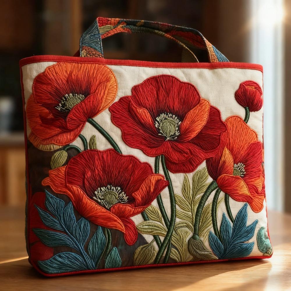 Neue gesteppte Tragetasche mit Katzenmuster Floraler Aufdruck Große Kapazität Schulter-Tragetasche Langlebige 3D-Schultertasche