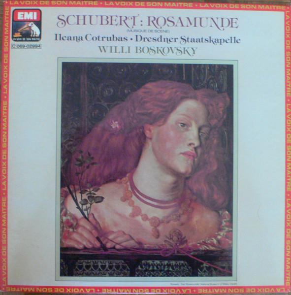 

LP Record ILEANA COTRUBAS DRESDNER STAATSKAP Schubert Rosamunde Musique De Scen 06902994 LA VOIX DE SON 1978 France Classical Used