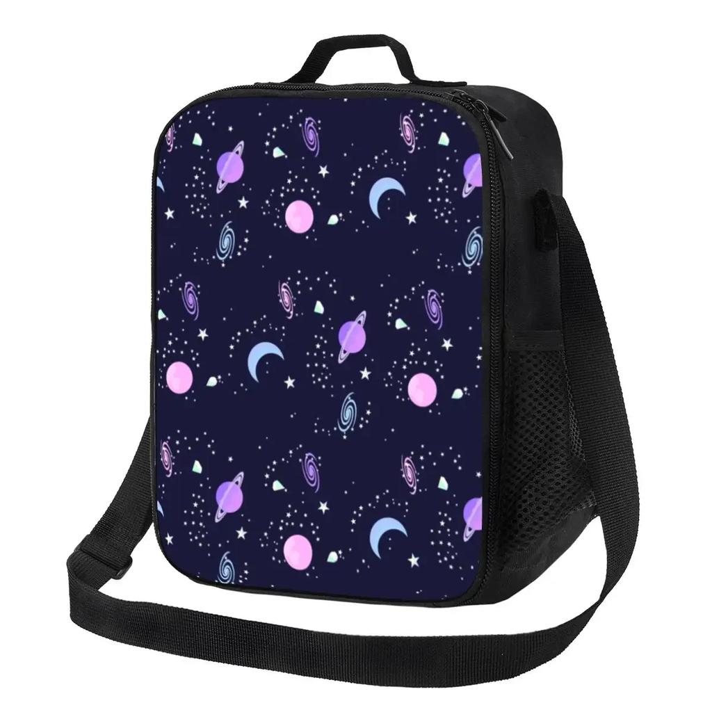 Into The Galaxy Insulated Lunch Tote Bag for Women Resuable Thermal Cooler Food Bento Box School