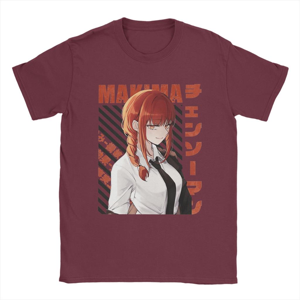Chainsaw Main Anime Asa Mitaka T Shirts for Men Cotton Creative T-Shirts Crew Neck Tee Shirt Short Sleeve Clothes Plus Size