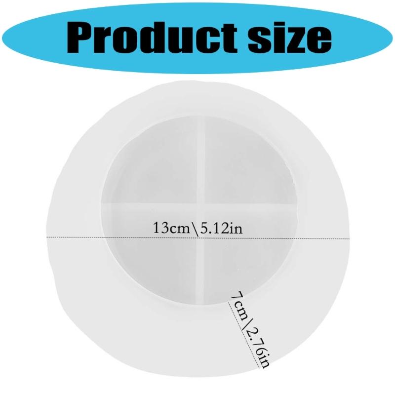 Food Safe Silicone Bowl Mould Nonstick Surfaces Multipurpose Storage Container Crafting Tool