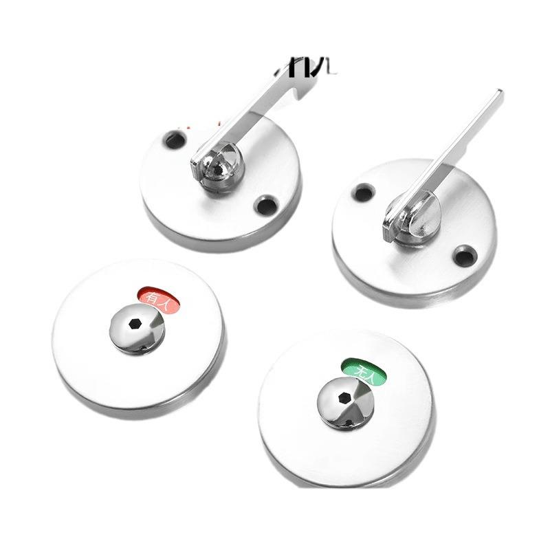 Nerezový indikátor veřejné toalety, dveřní zámek a klika