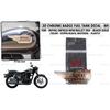 Royal Enfield New Bullet "350 3D Chrome Badge Tank Decal Right Side"