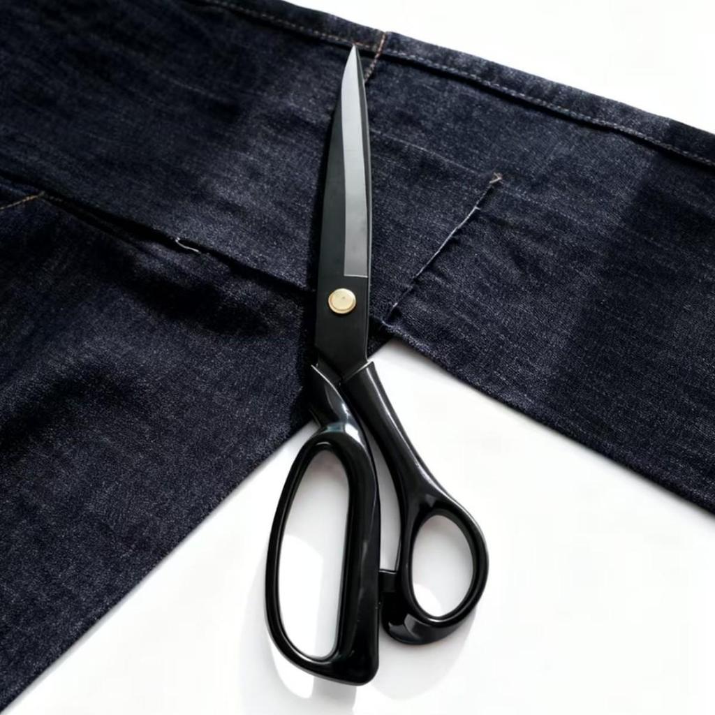 10-inch Handmade Blackened Steel Tailor Scissors for Sewing & Fabric Cutting