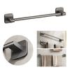 Towel Bar Rack Self-Adhesive Wall Mounted Towel Shelf Metal Bathroom Towel Organizer No Drilling Bathroom Accessories