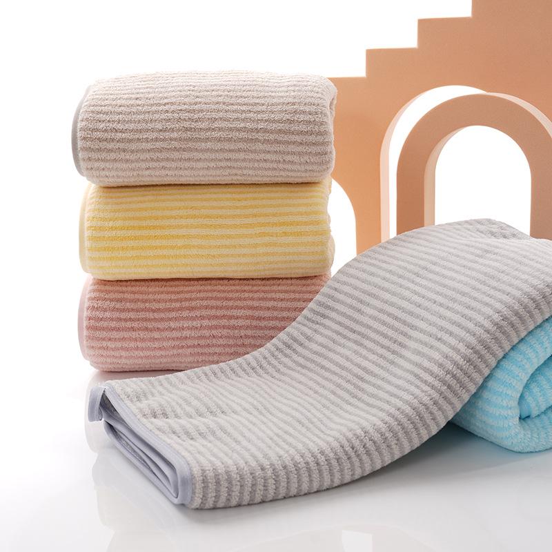 Soft, Quick-Dry Coral Fleece Towel - Absorbent & Shed-Free for Face Washing
