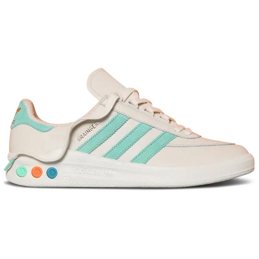 END. x adidas Grainger Tennis Club Unisex Sneakers White Bahia-Mint GW5182