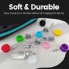 Multi-Purpose 3ml/5ml Glass Vial Caps Protective Leak-Proof Ampoules Caps Reusable Dust-Proof Silicone Caps Lab