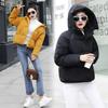 Women's short  clothes, new winter hooded loose down cotton clothes, small bread clothes jacket