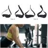 2 Pieces Exercise Handles, Cable Machine Attachments, Non Resistance Bands Exercise Handles for Cable Machine