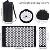 Acupressure Mat Massage Mat Pillow Set Applicator for Neck Foot Yoga Mat with Needle Back Cushion