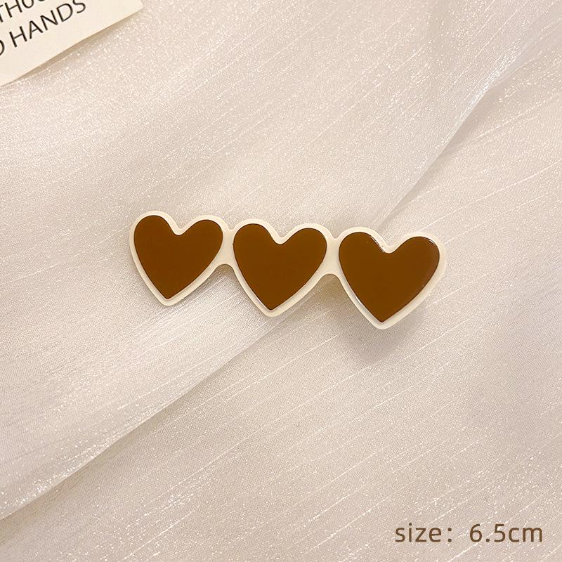 Checkerboard Black & White Plaid Hairpin: Simple, Seamless Duckbill Clip for Women