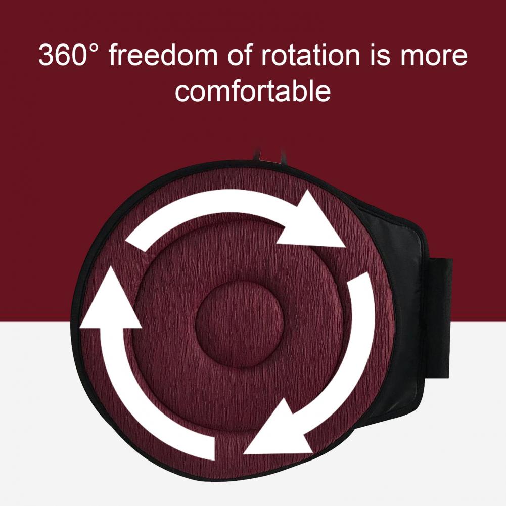 Autositzkissen Älterenunterstützung Drehsitzkissen mit Ergonomischem Design Waschbarer Bezug Bequemes Autozubehör für Schmerzen