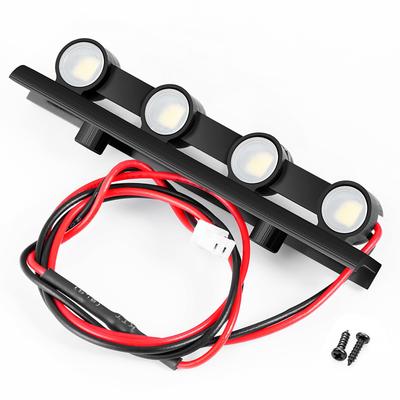 TRZX 4LED Roof Light Bar Kit for 1/18 Traxxas TRX4-M K10 F150 RC Crawler Car