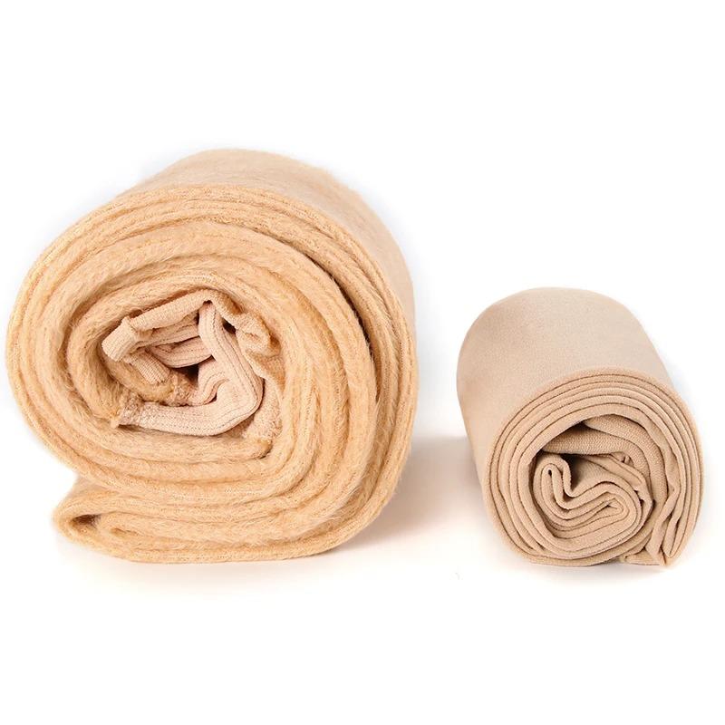 Women Fleece Leggings Sexy Translucent Slim Pantyhose Elasticity Winter Warm Legging Thermal Tights Female Woman Pants