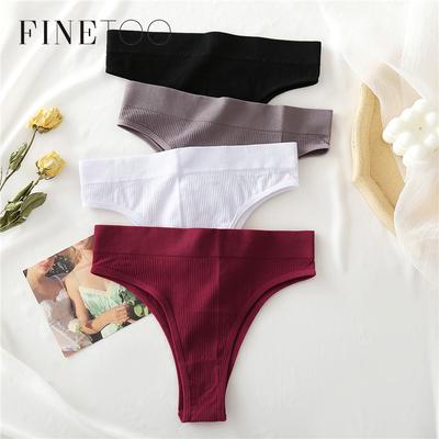 Femmes string culottes sous-vêtements Sexy taille basse string femme caleçons filles tongs solide t-back Lingerie sans couture S-XL