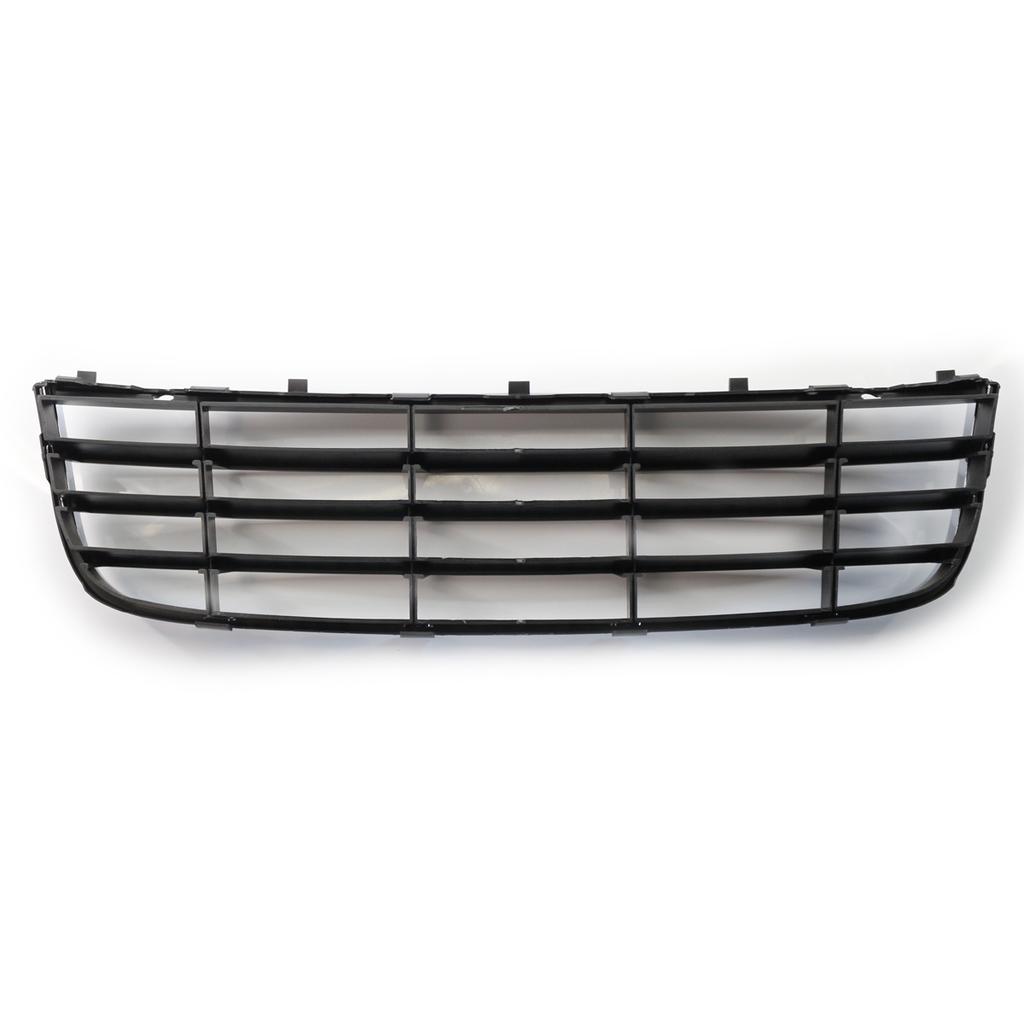 Bara de protecție frontală inferioară ABS negru cromat, grilă de aerisire din plasă centrală pentru mașină Jetta MK5 2005-2009 1K0853677C