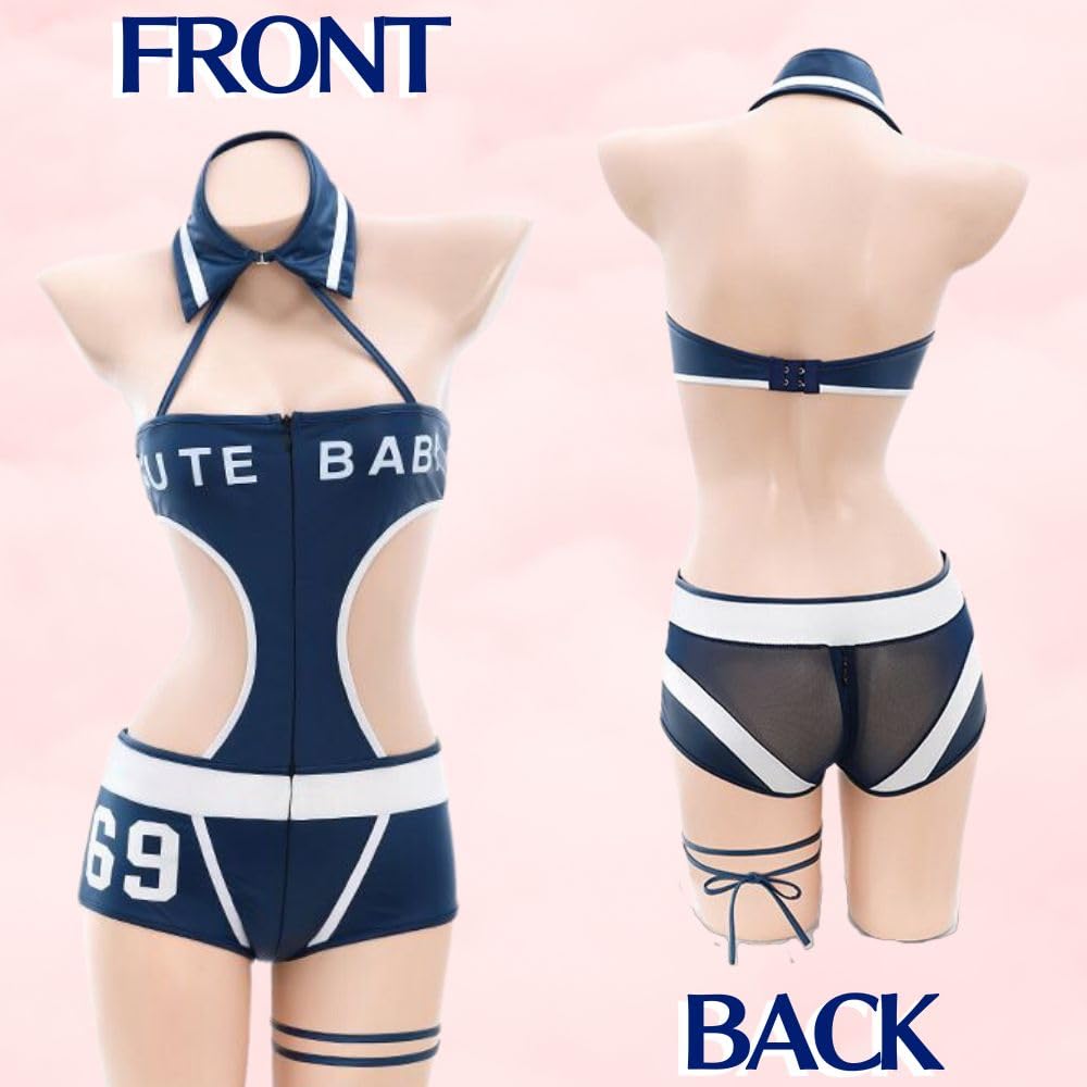 Perforated Cosplay Extreme Sexy Lace Queen Open Crotch Costume 4 Piece Set Outfit Mail Order Perforated Panties Erotic Perverted Lingerie Popular