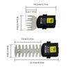 Dual-Use Rechargeable Electric Hedge & Grass Trimmer with Lithium Battery