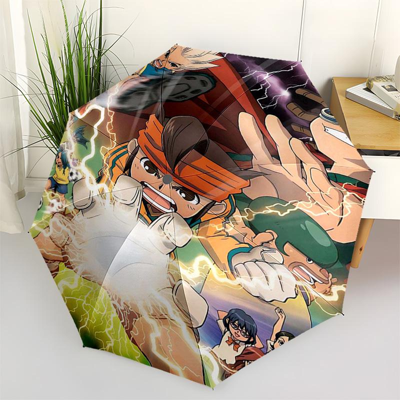 

1pc ThunderCats Automatic Opening Outdoor Umbrella - 3-Fold Design with 8-Rib Iron Frame, Perfect for Fans, Travelers, Daily Use, and Gifts!Z060