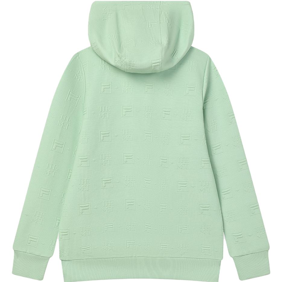 Fila X The Met Monet Knitted Casual Hoodie Women Hoodies Light-Green F11W348203F-LG