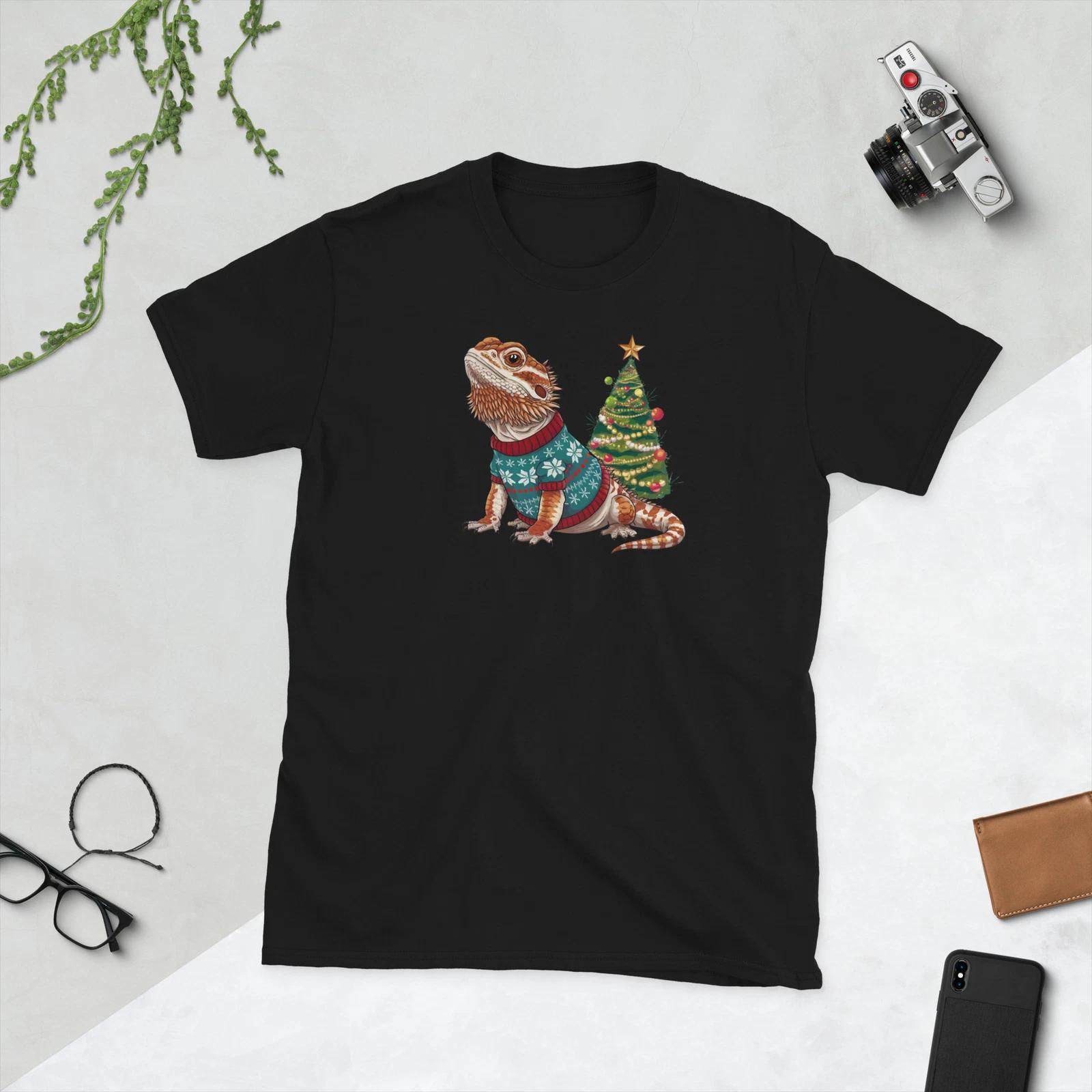 

Bearded Dragon Shirt Christmas Light 3XL