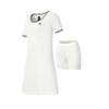 Tennis Basic Striped Short Sleeve Tennis Dress Two Piece Set Women Dresses A11W623338F-WT