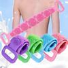 Sponge Silicone Brushes Bath Towels Scrubber Rubbing Back Peeling Massage Shower Belt Extended Skin Clean Brushes Accessories