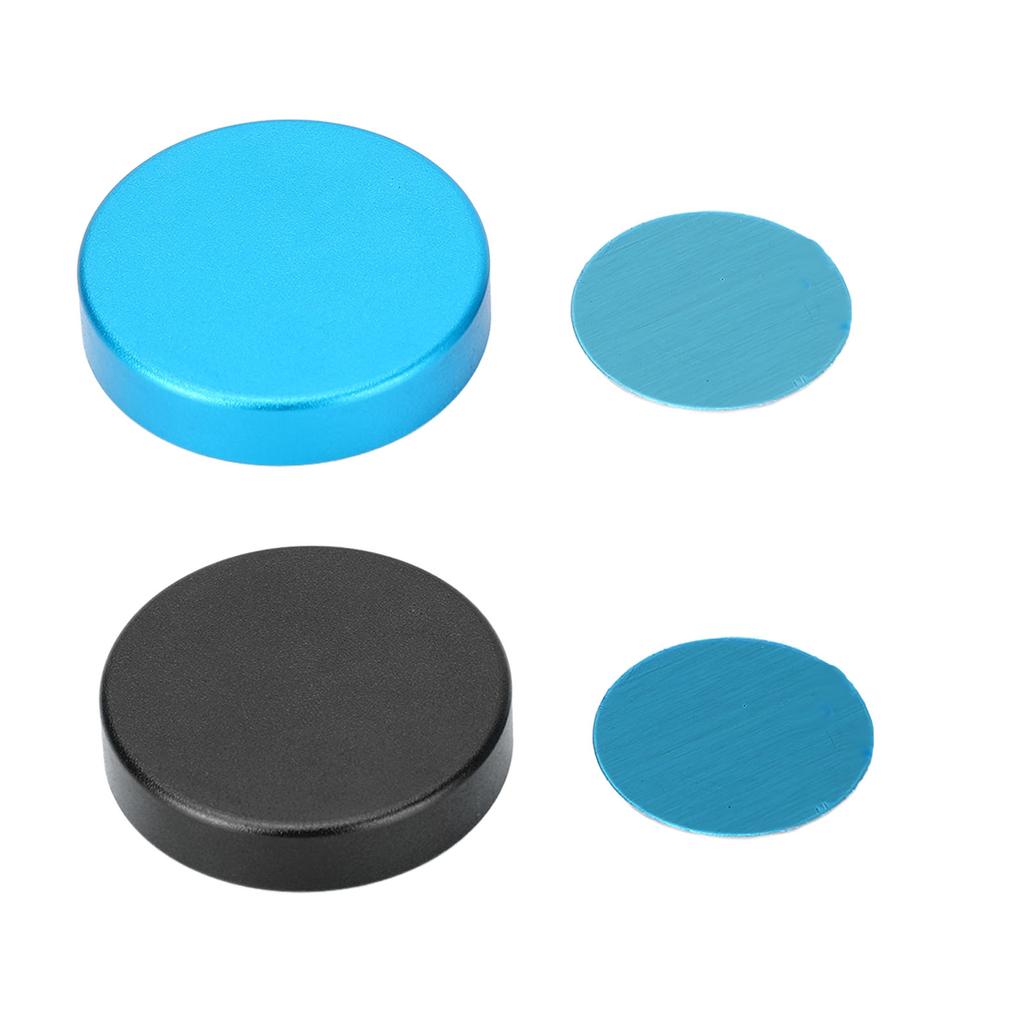 Magnetic Chalk Holder Multipurpose Aluminum Round Shape Single Section Billiard Chalk Holder for Bil