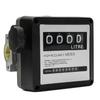 FM-120 20-120L/Min 4 Digital Gasoline Fuel Petrol Oil Flow Meter Four Digital for Diesel Fuel Oil Flow Meter Counter