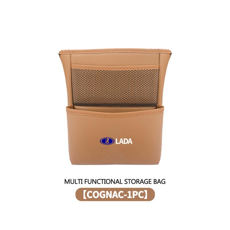 Car Seat Back Storage Hanging Bag Water Cup Phone Container Box For Lada Vesta Niva Samara Kalina Largus Priora Xray Granta PP19