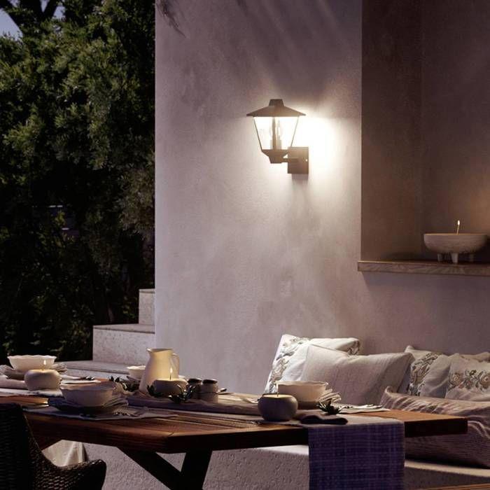 Philips LED Kinno 929004141301 Applique Extérieure E27 Noir