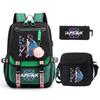 KPop Demon Hunters Korean version of student school bag children's backpack pencil bag set