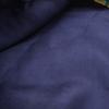 HERMES X-stamped Modernism Tropical Musardine Pouch Silk Drawstring Bag Pouch blueUsed