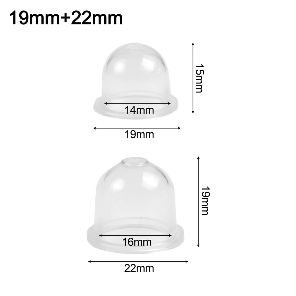 Fuel For Primer Bulb 2 Pieces Set Compatible with Mower Blower Chainsaw Plastic Parts for Reliable Engine Starting