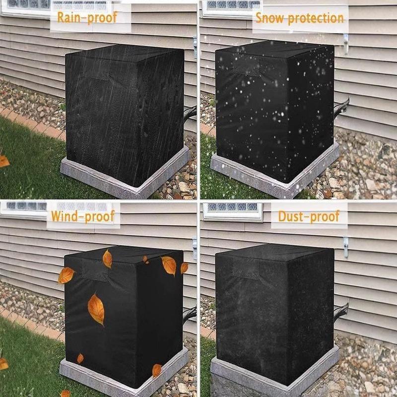 Waterproof Outdoor AC Cover DustProof Square HVAC Protector for Central Air Conditioner