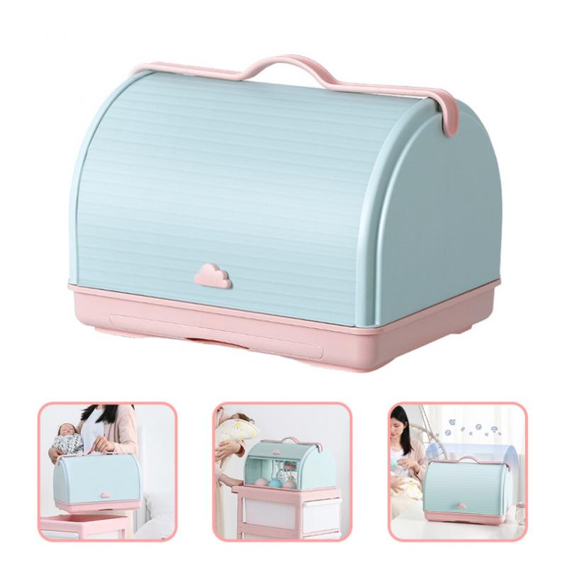 Baby Utensils Storage Plastic Sky-Blue For Kitchen Use 1pcs