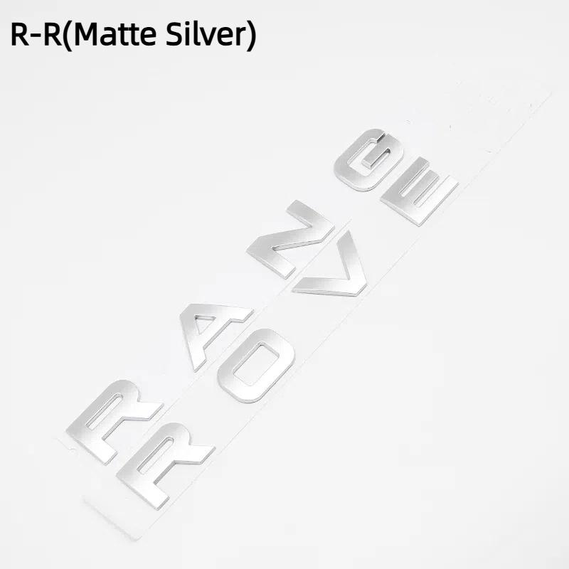 ABS Logo Range Letters Rover Letters Emblem Car Front Hood Bonnet Badge Rear Trunk Sticker For Land R L322 L320 L494 L405